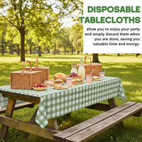 Nappe de banquet jetable réutilisable en polypropylène 100% ignifuge, écologique, résistante, de type lin, Fabric Mate