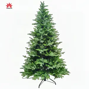 High Quality Pre-lit Multi color Change Flicker PVC PE Mixed Christmas Tree LED with One Plug Low Voltage