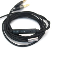 Câble de casque adapté aux écouteurs Sol république avec contrôle du volume du Microphone 3.5MM à 2.5MM