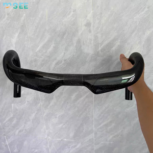 Manubrio de Bicicleta de Carretera SeeMore con Logotipo Personalizado 8K/UD, Manubrio Aerodinámico para Bicicleta de Pista, Manubrio de Carbono para Bicicleta de Carretera - Product Image 3
