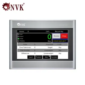 NVK Smart Touch Screen Controller Pesando Indicador para Checkweigher Alta Velocidade Precisão Industrial Display Personalizável