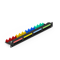 Panel Patch port 1U UTP RJ45 Cat5e Cat6 Cat6A24 jaringan dukungan kustom