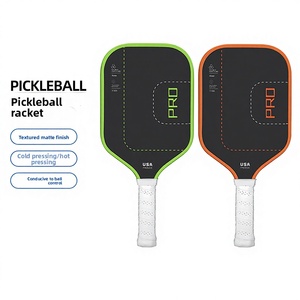 Raqueta de Pelota de Fibra de Carbono Mate con Textura de Tela T700, Grosor de 16 mm, Peso de 230 g, Accesorios Fijos, Logotipo - Product Image 5