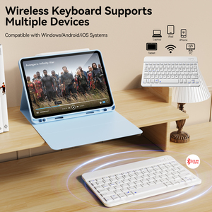 Étui clavier Kenke pour <span class=keywords><strong>ipad</strong></span> <span class=keywords><strong>Pro</strong></span> <span class=keywords><strong>11</strong></span> <span class=keywords><strong>pouces</strong></span> 2020 2021 2022 4ème <span class=keywords><strong>génération</strong></span> housse de tablette avec porte-crayon usine en gros - Product Image 6