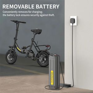 Vélo électrique Hidoes C5 en stock dans les entrepôts du Royaume-Uni, des États-Unis et de l'UE, vélo hybride électrique 14 pouces, vélo électrique en acier pour adultes, 36V - Product Image 6