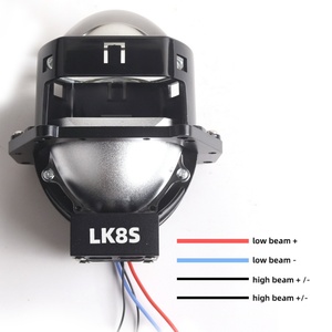 Sanvi LK8S Square Car <b>Lamp</b> Vehicle Lights Bi Led <b>Projector</b> Lens 3.0 Inch Led <b>Projector</b> Headlights Car Accessories - Product Image 6