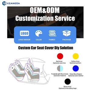 Fundas de Asiento de Coche de Lujo de Alta Calidad Xiangta, Color Beige, Fundas de Asiento de Cuero Impermeables para Coches Honda <span class=keywords><strong>CRV</strong></span> 2012-2025 - Product Image 2