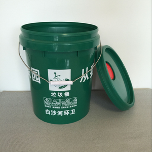 Ventes directes usine – Barils en plastique HDPE de 5 gallons de qualité alimentaire pour essence, peinture, revêtement, huile, eau – Couleur et logo personnalisables, avec poignée et couvercle - Product Image 1