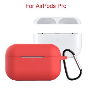 Étui de protection en silicone personnalisé avec logo et <span class=keywords><strong>mousqueton</strong></span> pour <span class=keywords><strong>AirPods</strong></span> Pro - Product Image 4