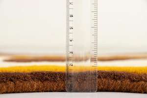 Alfombra Moderna Rectangular de Lana, Tejida a Mano, Lisa, Lavable, con Base Antideslizante de Látex, para Sala de Estar, Dormitorio, Habitación Infantil - Product Image 2