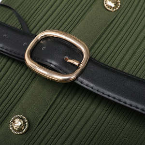 Abito Lungo Verde Senza Maniche <span class=keywords><strong>con</strong></span> <span class=keywords><strong>Cintura</strong></span> <span class=keywords><strong>in</strong></span> <span class=keywords><strong>Maglia</strong></span>, Nuovo Modello 2026, Trendy e Casual, Sette Colori Disponibili - Product Image 5
