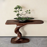 Nouvelle console de style chinois en bois massif d'érable nord-américain, écologique et durable, pour entrée, salon, meuble décoratif d'appoint