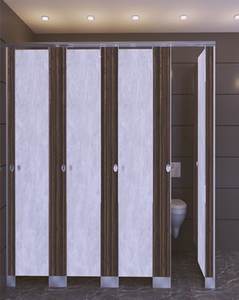 Mampara Modular para WC en Forma de L de Acero Inoxidable Moderna, Ecológica, para Uso Hospitalario, Fácil Instalación, Inodora, Anticorrosiva, de Alta Calidad - Product Image 3