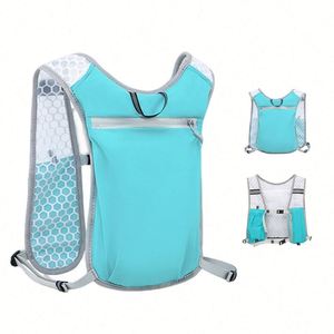 Lightweight Reflective <b>Hydration</b> Running Vest with Polyester Lining Portable <b>Backpack</b> for Outdoor Trail Running and Gym Use - Product Image 1