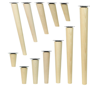 Patas de Muebles de Madera de Caucho Sólido Cónico Hechas en Vietnam - Product Image 4