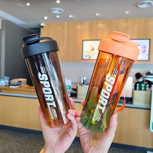 Gradient Plastic Sport Water Bottle 650Ml Reusable Portable Cup For Outdoor Travel School Use - Product Image 5