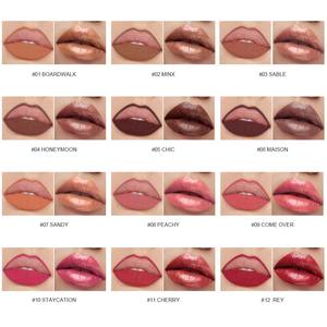 OCHAIN, logotipo personalizado, venta al por mayor, cosmético de larga duración, resistente al agua, Etiqueta Privada, conjunto de brillo de labios delineador de labios cremoso - Product Image 5