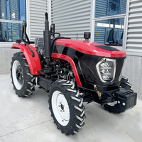 Traktor Pertanian Mini 80 Tenaga Kuda 4WD Bertenaga Diesel dengan PTO Hidrolik