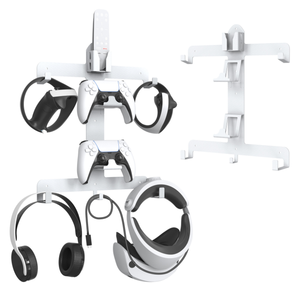 Para PS <span class=keywords><strong>VR2</strong></span> casco <span class=keywords><strong>gafas</strong></span> auricular controlador Control remoto montaje en pared soporte de almacenamiento para controlador <span class=keywords><strong>PS5</strong></span> soporte de suspensión - Product Image 1