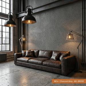 Revestimiento Decorativo de Pared con Piedra de Color Inorgánica |   No se requiere masilla |   Acabado Mineral Resistente al Agua |   AG-SM200 - Product Image 4