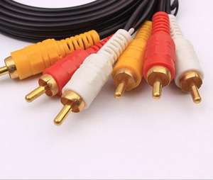 Кабель 1,5 м в длину <span class=keywords><strong>3</strong></span> RCA в <span class=keywords><strong>3</strong></span> RCA 3RCA штекер-штекер 3RCA в <span class=keywords><strong>3</strong></span>,5 RCA AV - Product Image 4