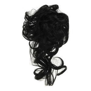 <span class=keywords><strong>Chignon</strong></span> bouclé désordonné avec <span class=keywords><strong>élastique</strong></span>, <span class=keywords><strong>postiche</strong></span> queue de cheval, extensions de cheveux synthétiques couleur OMBRE - Product Image 3