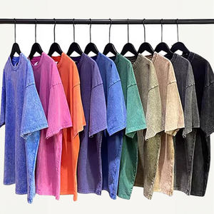 <span class=keywords><strong>T</strong></span>-Shirt Oversize in cotone pesante da 300 Gsm <span class=keywords><strong>T</strong></span>-Shirt Vintage con lavaggio acido Unisex <span class=keywords><strong>T</strong></span>-Shirt con stampa personalizzata <span class=keywords><strong>T</strong></span>-Shirt Poleras Oversize - Product Image 2