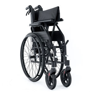Fauteuil roulant manuel léger pliable en aluminium avec siège confortable pour le transport des personnes âgées, <span class=keywords><strong>aide</strong></span> à la mobilité et <span class=keywords><strong>aux</strong></span> déplacements - Product Image 4