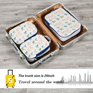 3 Sets <b>Makeup</b> Bag Travel Customs Small Large Cute Cosmetic <b>case</b> Portable Multifunctional Waterproof Organizer Bag - Product Image 5