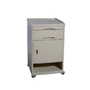 Высокое качество ABS больничный шкаф прочная медицинская мебель шкафчик столик рядом с кроватью используется для клиники