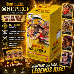 ONE PIECES OP04 Royautés de l'Intrigue Boîte de Boosters Japonaise Scellée en Usine Cartes TCG Anime - Product Image 1