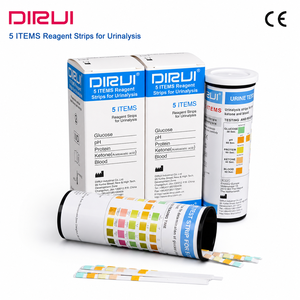 Solution de Précision Supérieure : Bandelettes de Test Sanguin et Urinaire à 5 Paramètres (Glucose, pH, Protéines, Cétones) pour Laboratoire Médical - Product Image 1