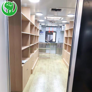 Remolque de Biblioteca de Acero Inoxidable Personalizado de 7 m con Diseño de 4 Ruedas para Puesto de Noticias y Quiosco de Libros, Carro Móvil - Product Image 3