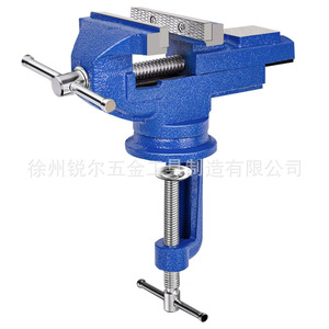 Rur Heavy Duty Bench Vise 360 Degree Swivel Base Industrial Grade Carbon Steel Jaw Smooth Surface - Product Image 3