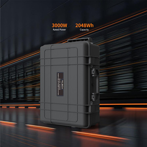 Station d'alimentation portable économique de 3000 watts, station d'alimentation légère de 3 kW, multi-ports, 2048 Wh, pour une utilisation domestique en cas d'urgence - Product Image 3