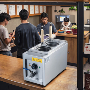 Olla portátil pequeña de fideos de 220V al por mayor, Cocina eléctrica comercial para Pasta, gastronomía automática - Product Image 2