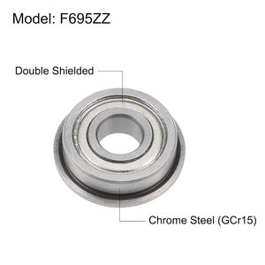 Roulement à billes miniature à gorge profonde à bride pour <span class=keywords><strong>imprimante</strong></span> <span class=keywords><strong>3D</strong></span> F695 F623 F686 F688 F689 F696 F698 - Product Image 4
