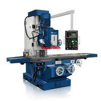 Supertech X716 Fraiseuse à lit robuste-CNC/manuelle, grande table de travail, pour l'usinage de l'acier, de la fonte et des alliages