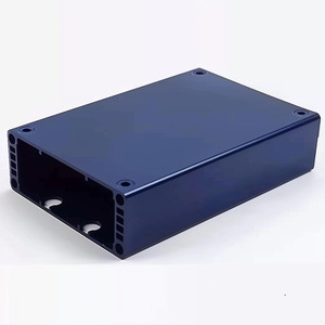 Pièces usinées CNC de précision sur mesure OEM, boîtier en aluminium extrudé anodisé bleu, dissipateur thermique, boîte métallique - Product Image 3