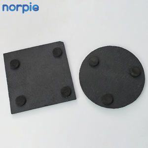 Sous-verres en <span class=keywords><strong>ardoise</strong></span> naturelle carrée, gravés au laser, sous-verres en <span class=keywords><strong>ardoise</strong></span> vierges en vrac, sous-verres en pierre noire antidérapants - Product Image 5