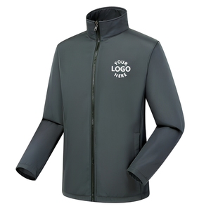 Veste de voyage en gros, veste softshell en polyester 300 g/m², veste d'hiver avec logo personnalisé pour les détaillants américains de produits de plein air - Product Image 1