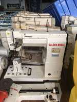 Machine à coudre de perruque CS-810 d'occasion, marque chinoise de Taiwan, roue dorée d'occasion, à vendre, à bas prix