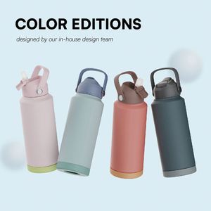 Botella de Agua Aislada de Acero Inoxidable, Libre de BPA, Termo de Doble Pared, Taza Deportiva Aislada al Vacío, Gran Venta - Product Image 4
