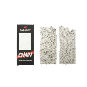 Chaîne de vélo de route et de montagne de haute qualité Wake TG50 6-8 vitesses, argentée, <span class=keywords><strong>antirouille</strong></span>, en acier au carbone, 116 maillons, 1/2x3/32 - Product Image 5