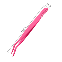 Bigoudi de cils en cristal cilios, avec peigne pour extension des cils, volume bottes, pince à épiler, isolation des cils, enduit de titane