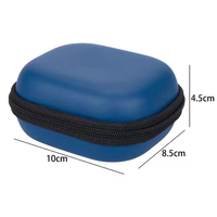 Design de mode petit mini pochette de rangement à fermeture éclair sac EVA coque dure étui de transport pour écouteurs