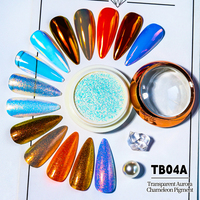 Poudre de Titane Effet Caméléon Aurore DIY Bojun TB04A 120-130µm Paillettes Iridescentes Fines pour Bijoux et Nail Art Sans TPO Certifié MSDS Vrac