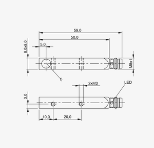 Sensor de Proximidad Inductivo Original B-ALLUFF BES01U4 BES Q08ZC-PSC30B-S49G PNP NO IP67 en Stock - Product Image 2