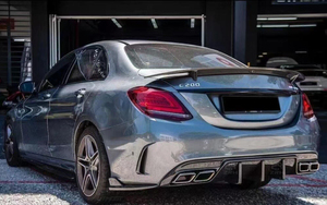 Bộ khuếch tán <span class=keywords><strong>c</strong></span>ản sau bằng sợi Carbon cho Mercedes <span class=keywords><strong>C</strong></span> Class W205 C63 Sedan 2019 + - Product Image 5