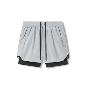 Short de gymnastique Oem à séchage rapide pour hommes Short de basket-ball respirant d'entraînement de 5 pouces pour hommes Short de sport sublimé pour hommes - Product Image 2